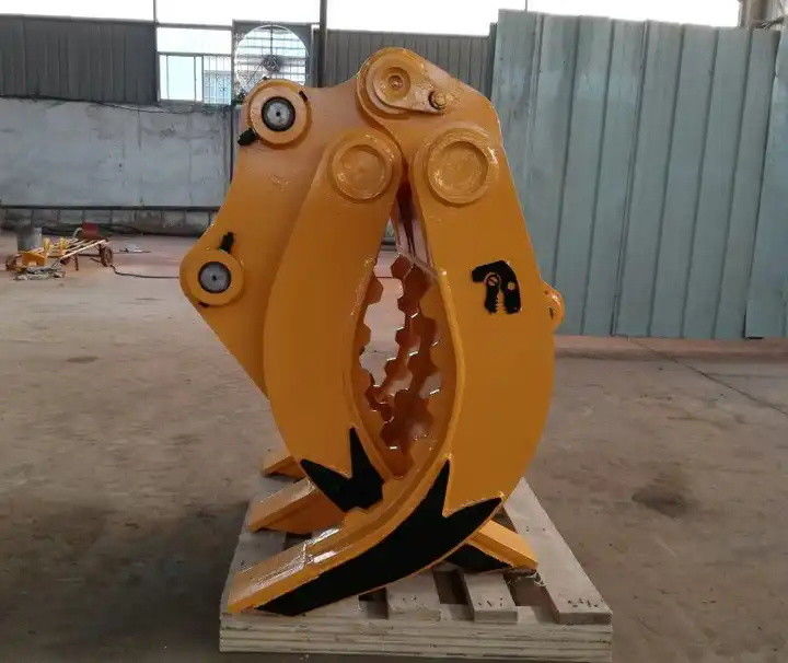 2-84 ตัน Excavator Log Grapple RSBM Mechanical Grapple สําหรับแทรกเตอร์ขนาดเล็ก