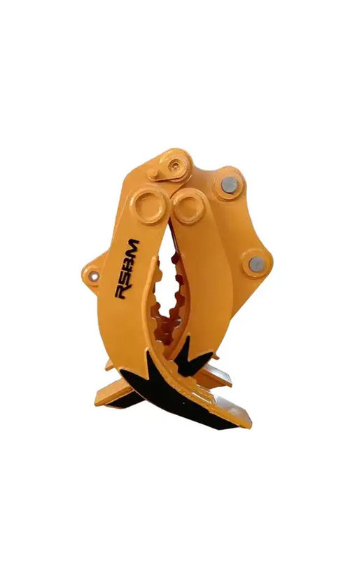 2-84 ตัน Excavator Log Grapple RSBM Mechanical Grapple สําหรับแทรกเตอร์ขนาดเล็ก