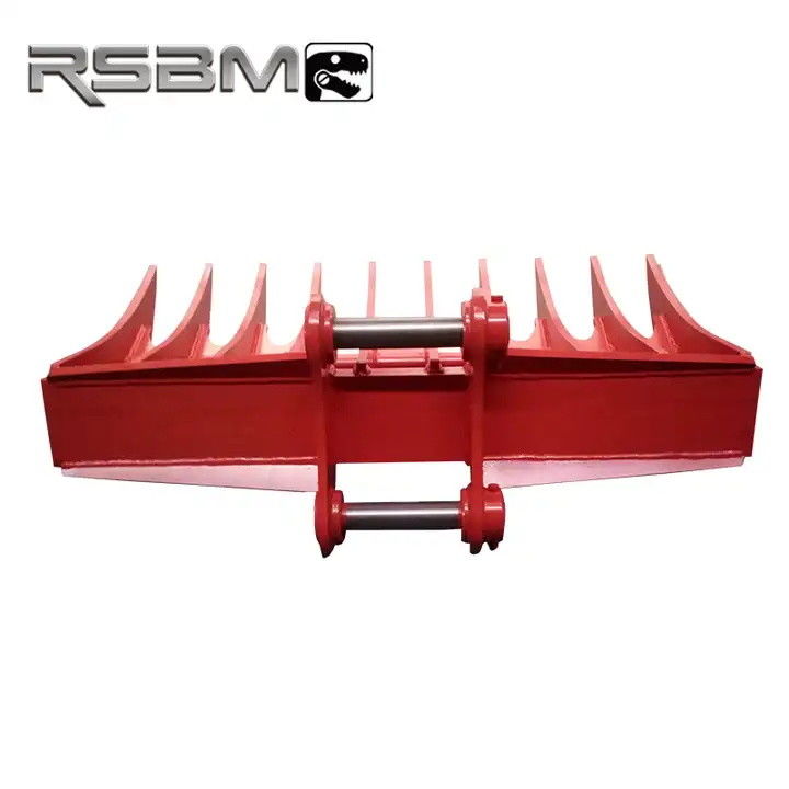 Q345B เครื่องขุดรังสกัดราก เครื่องขัดรากใช้งานหนัก สําหรับงานทําความสะอาดที่ดินขนาดใหญ่