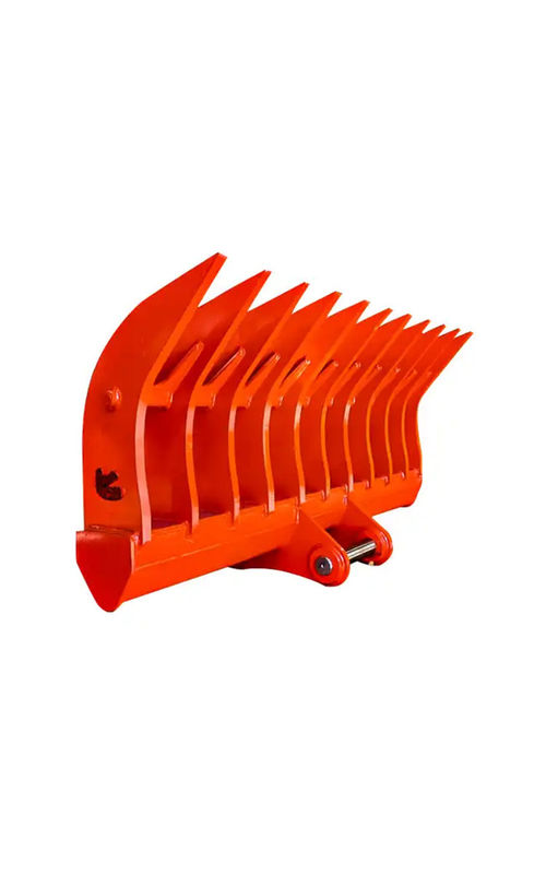 10-20T Root Rake สําหรับเครื่องขุดที่กวาดเศษขยะขนาดใหญ่ที่เหลืออยู่บนพื้น