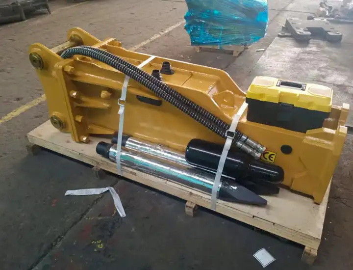 20 ตัน ไฮดรอลิกฮาเมอร์สําหรับ Mini Excavator Rock Breaker ด้วยชุดป้าย