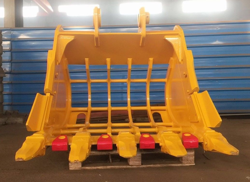 0.3-8m3 Excavator Skeleton Bucket ความกว้าง 1200 มม สําหรับการเรียงลําดับภาระหนัก
