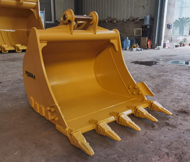 1.7-120 ตัน Excavator Digger Bucket Heavy-Duty Rock ประเภทมาตรฐานของหินมีอยู่ ส่วนที่ใช้งาน แผ่นเสริม