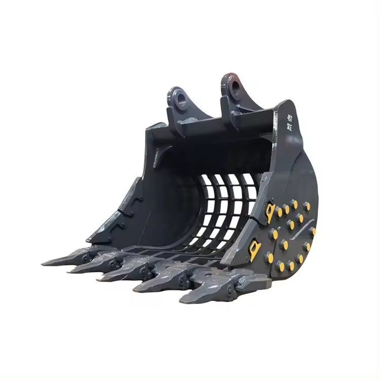5-120T Excavator Skeleton Bucket With NM360/400 วัสดุ มินิ Excavator Bucket