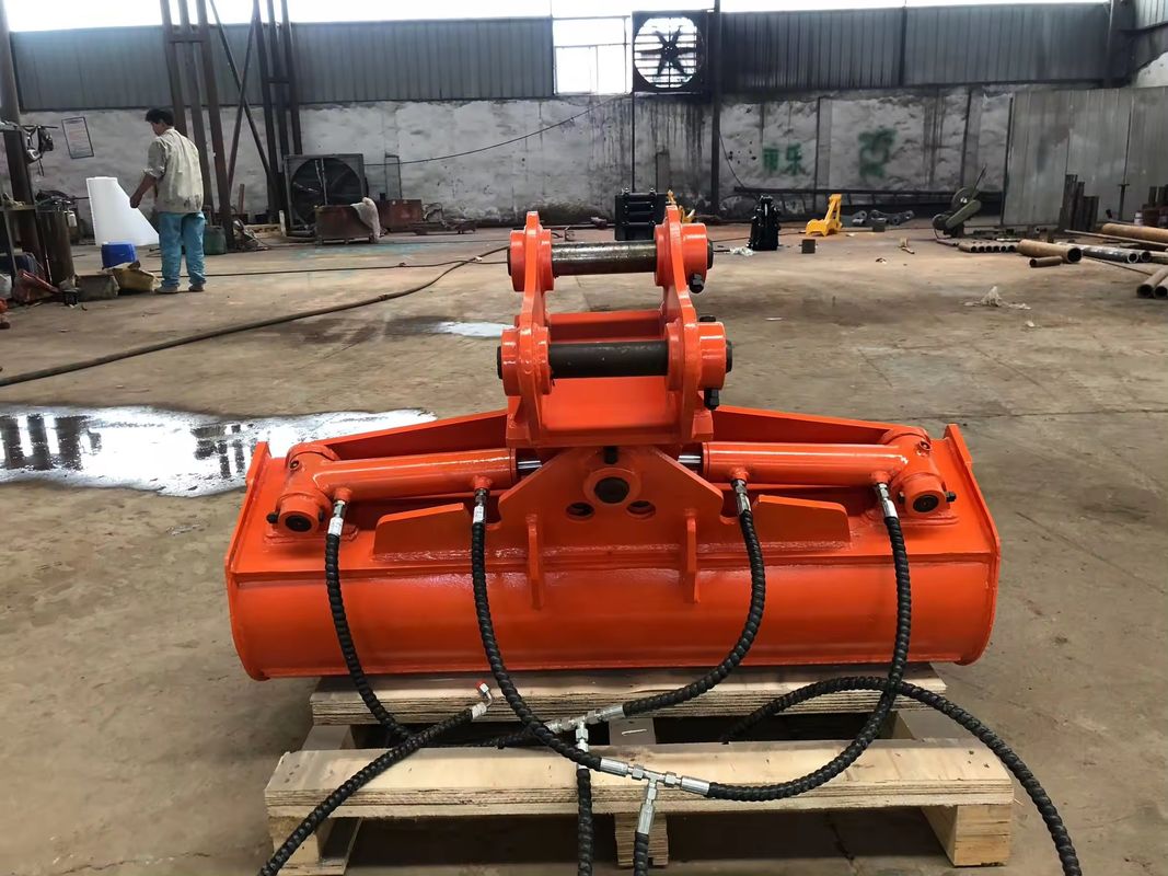 โรงงานขาย 45 องศา มินิ Excavator หอบถัง 2000 มม ความกว้างการจัดวางสําหรับ 90 องศา หอบ
