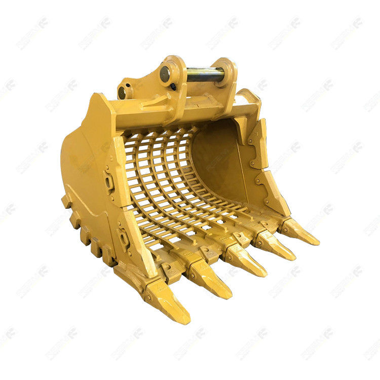 1-80T Excavator Skeleton Bucket ผลิตจากวัสดุ Q355 ด้วยความจุของถังที่กําหนดเอง