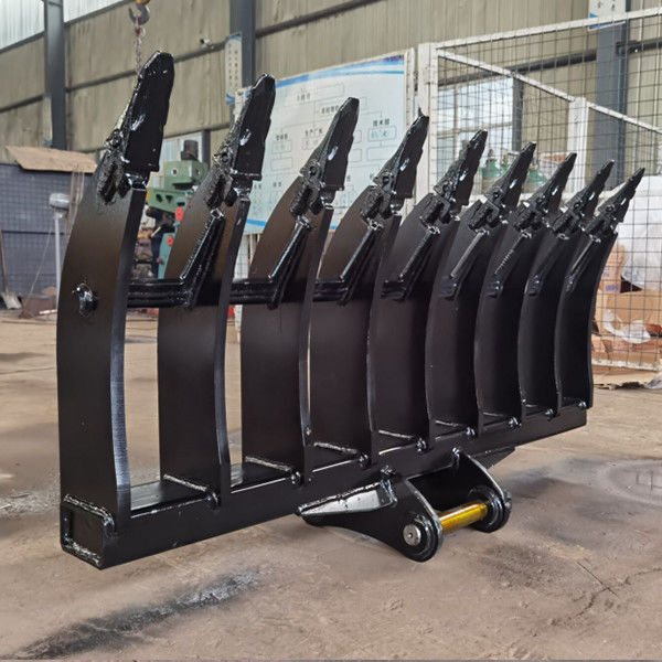 การใช้งานหลากหลายและการกําจัดรากแม่นยํา Excavator Root Rake สําหรับรุ่นส่วนใหญ่