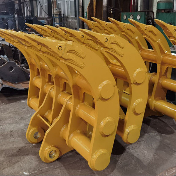 1200mm-2400mm ความกว้าง Excavator รากราก 6-12 ฟันสําหรับการเคลียร์ราก