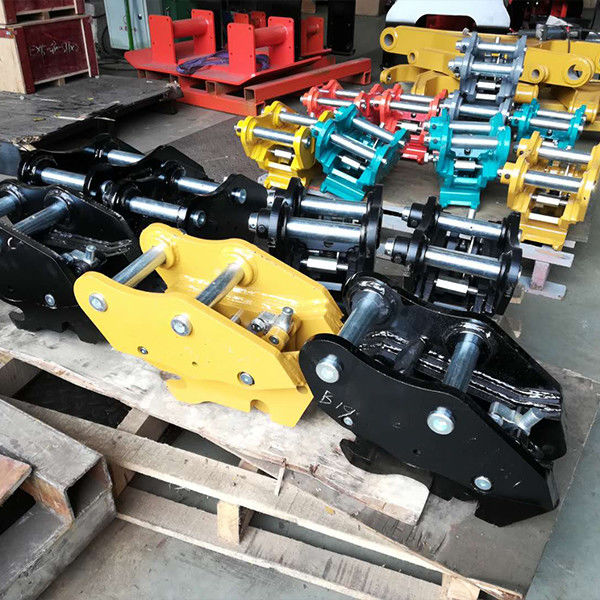 Backhoe Loader Excavator รีบจับกับคอปเลอร์แบบมือ